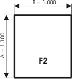 Szyba pod kominek, szkło - wzór F2 - ArtFuego