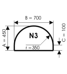 Szyba pod kominek, szkło - wzór N3 - ArtFuego