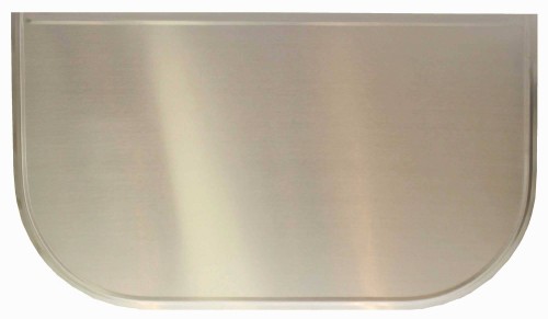 Blacha przed kominek, stal nierdzewna, 40x70