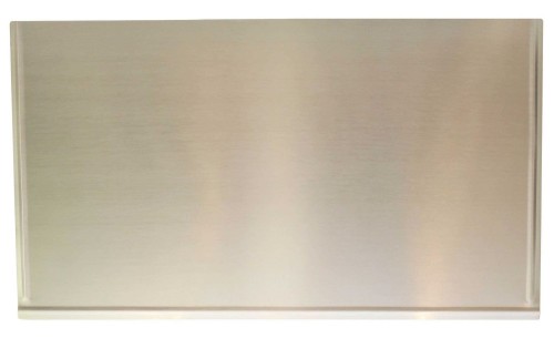 Blacha przed kominek, stal nierdzewna, 40x70