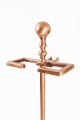 Akcesoria kominkowe z mosiądzu, PATYNA, rączka kula - ArtFuego Z-1102-1-PA