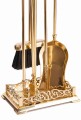Akcesoria kominkowe z mosiądzu, POŁYSK - ArtFuego Z-1112-1-PO