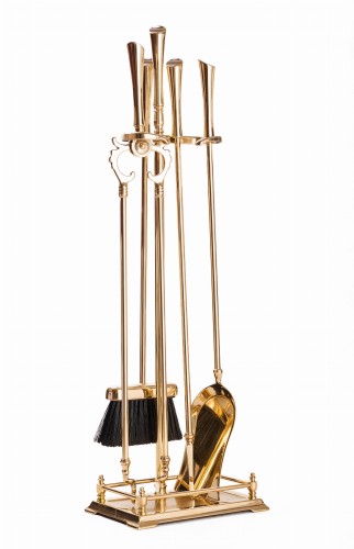 Akcesoria kominkowe z mosiądzu, POŁYSK - ArtFuego Z-1113-1-PO
