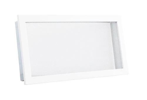 Kratka kominkowa PRO-V 325x170 z siatką, biała