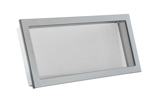 Kratka kominkowa PRO-V 325x195 z siatką, czarna