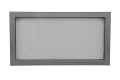 Kratka kominkowa PRO-V 450x240 z siatką, czarna