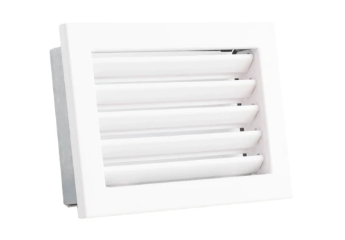 Kratka kominkowa PRO-V 200x145 ze stałą żaluzją, biała