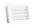Kratka kominkowa PRO-V 190x170 ze stałą żaluzją, biała