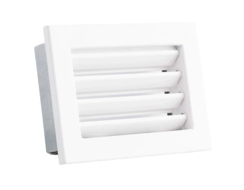 Kratka kominkowa PRO-V 190x170 ze stałą żaluzją, biała