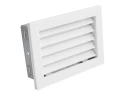 Kratka kominkowa PRO-V 240x170 ze stałą żaluzją, biała