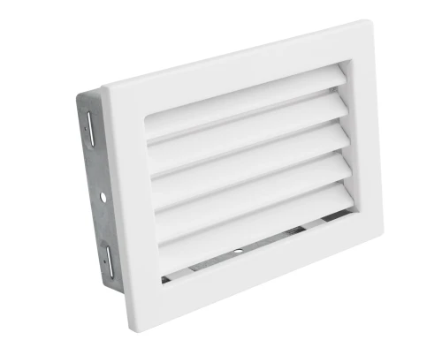 Kratka kominkowa PRO-V 240x170 ze stałą żaluzją, biała
