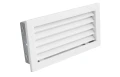 Kratka kominkowa PRO-V 325x170 ze stałą żaluzją, biała