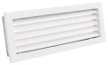Kratka kominkowa PRO-V 450x170 ze stałą żaluzją, biała