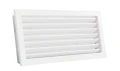Kratka kominkowa PRO-V 450x240 ze stałą żaluzją, biała