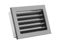 Kratka kominkowa PRO-V 200x145 ze stałą żaluzją, czarna