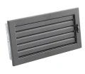Kratka kominkowa PRO-V 325x170 z ruchomą żaluzją, czarna