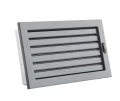 Kratka kominkowa PRO-V 325x195 z ruchomą żaluzją, czarna