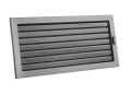 Kratka kominkowa PRO-V 450x240 z ruchomą żaluzją, czarna