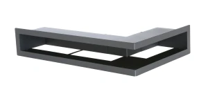 Luft PRO-V OPEN 500x300/70, narożny lewy bez ramki, czarny - ArtFuego