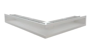 Luft PRO-V OPEN 500x700/100, narożny prawy z ramką, biały - ArtFuego