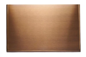 Blacha przed kominek z mosiądzu, PATYNA, 50x80 - ArtFuego B-1503-3-PA-K