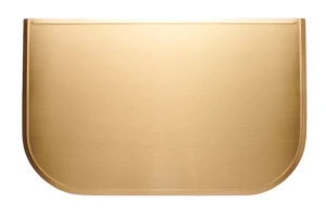 Blacha przed kominek z mosiądzu, SATYNA, 50x80 - ArtFuego B-1503-3-SA