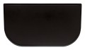 Blacha przed kominek ze stali, czarna, 60x100 - ArtFuego B-3504-3-CZ