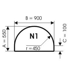 Szyba pod kominek, szkło - wzór N1 - ArtFuego