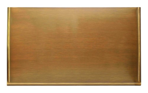 Blacha przed kominek z mosiądzu, PATYNA, 50x80 - ArtFuego B-1503-3-PA-K